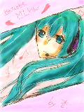 [2014-01-28 00:25:27] 初音ミク描いてみた!((